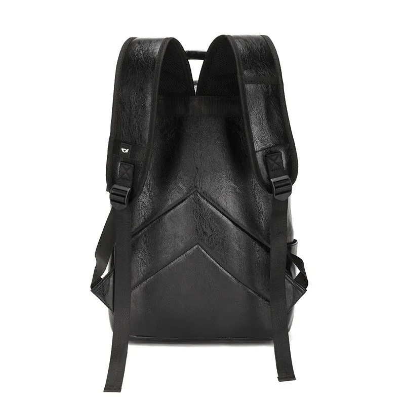 2025 Boutique Men's Backpack Fashion Business Fan Large Capacity Soft Leather Backpack Travel Men's Short-haul School Bag MB21080302