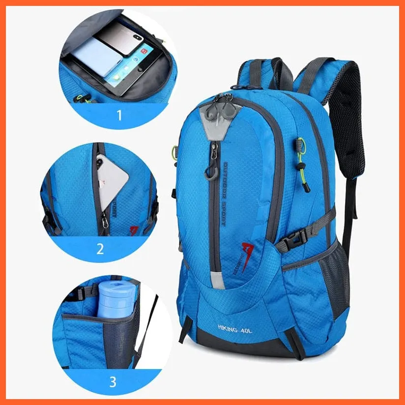 40L Waterproof  Travelbackpack Men