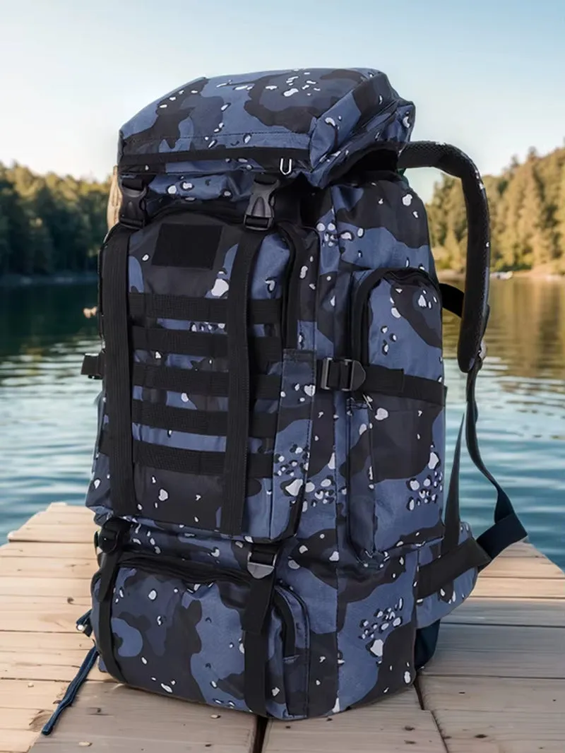80L Mountaineering Backpack – Wear-Resistant Climbing Rucksack for Outdoor Adventures