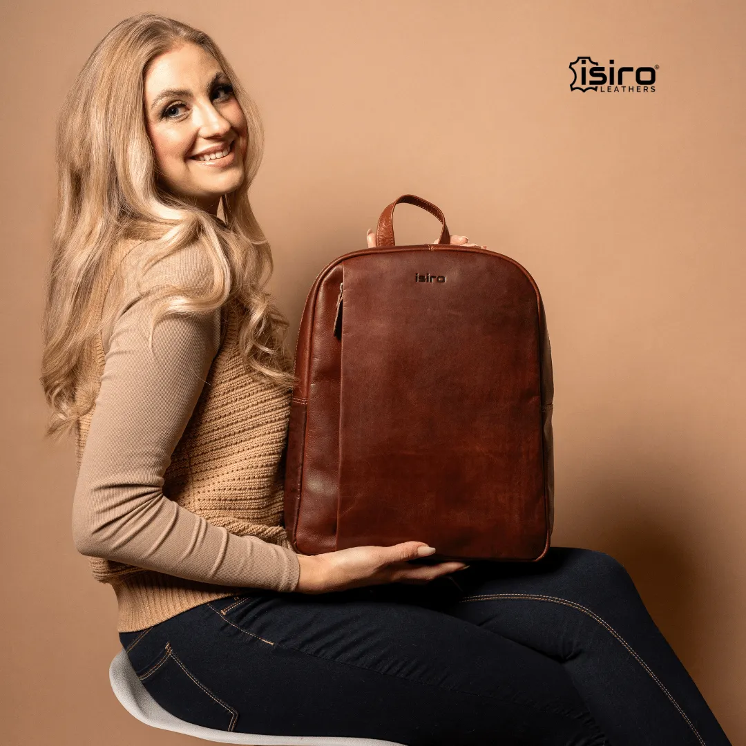 Apex Leather Backpack