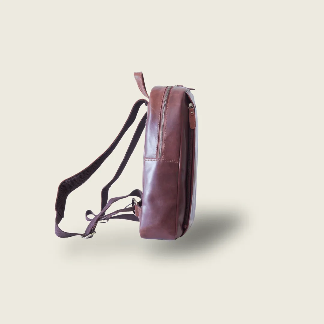 Apex Leather Backpack