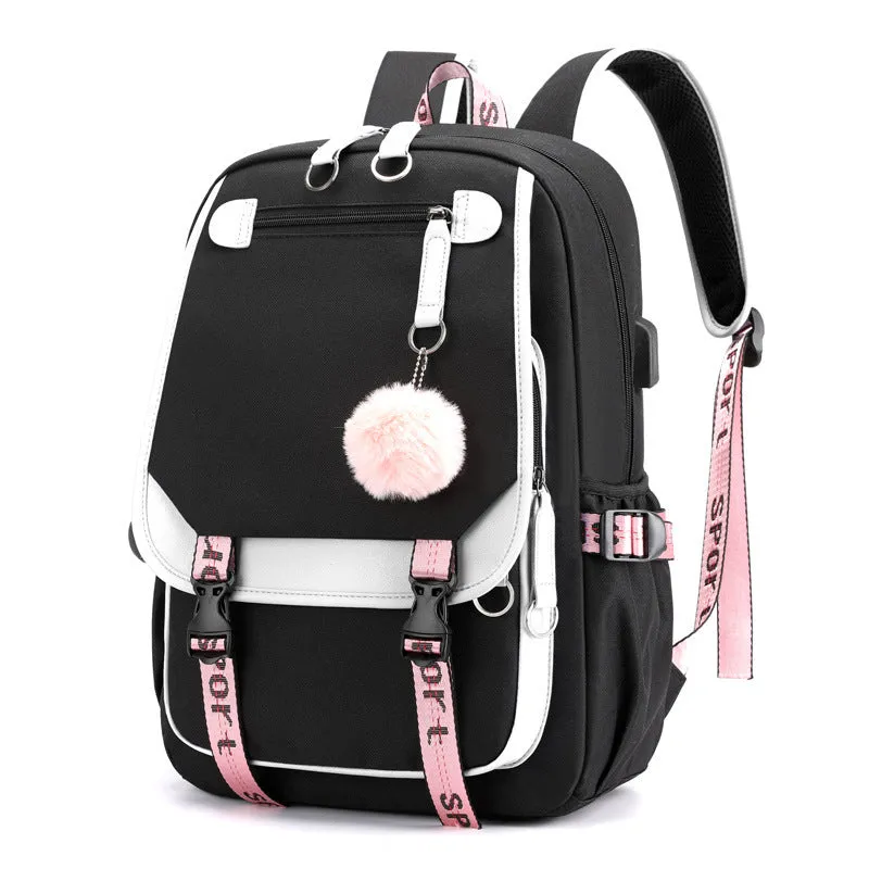 Cartoon USB Backpack