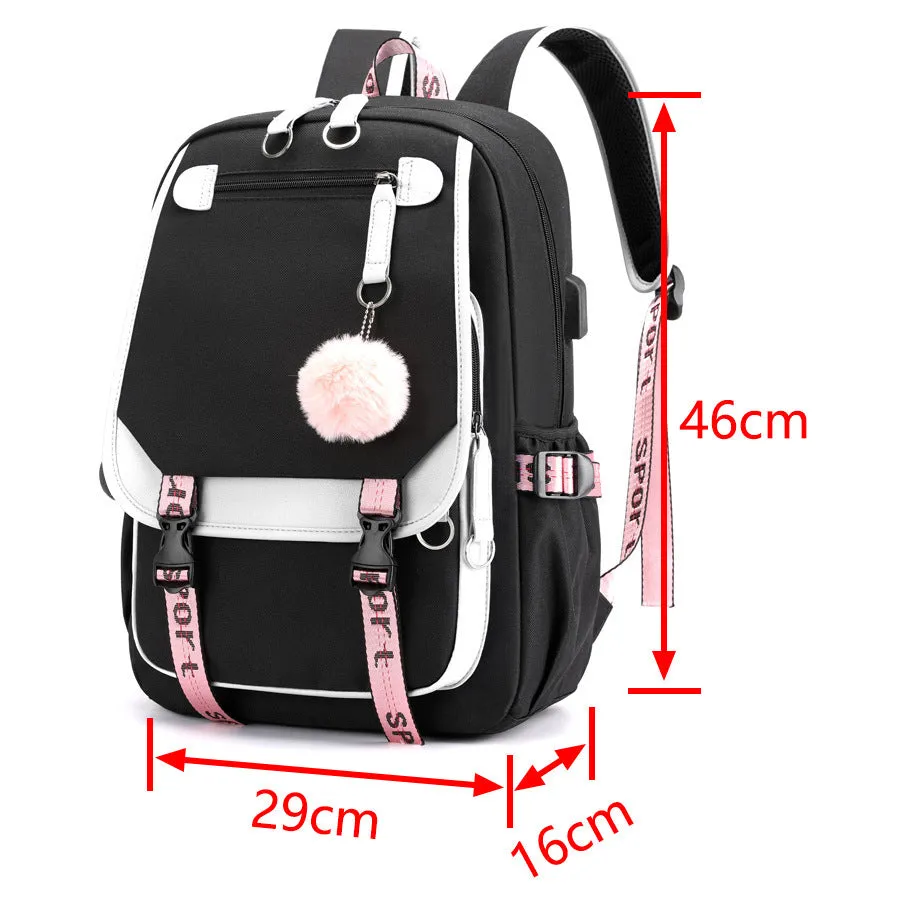 Cartoon USB Backpack