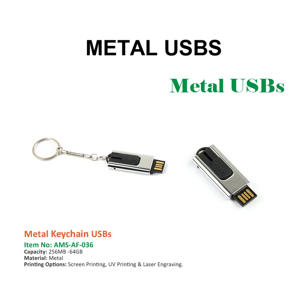 Metal Keychain USBs - Model 2