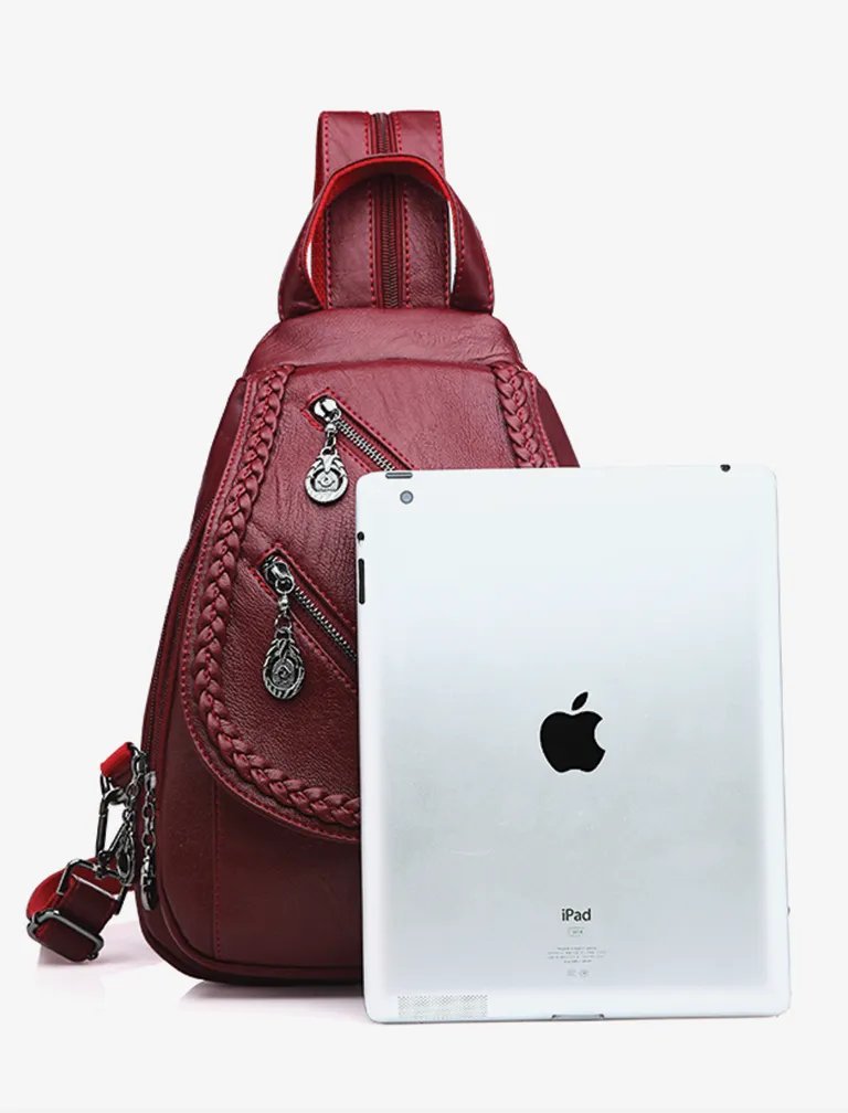 PU Leather Backpack