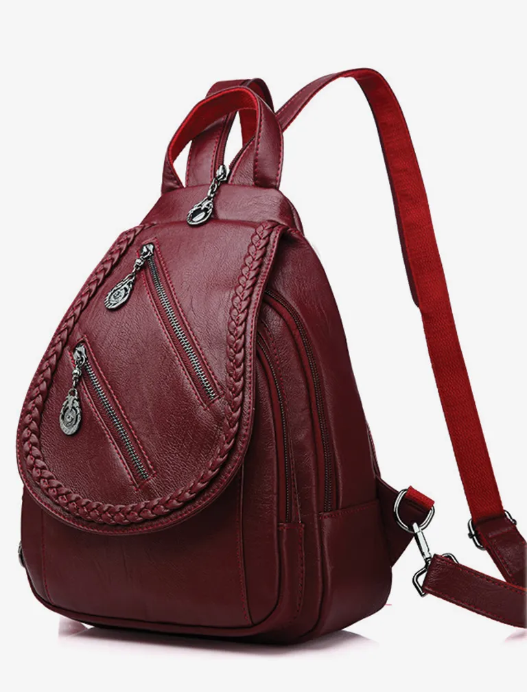 PU Leather Backpack