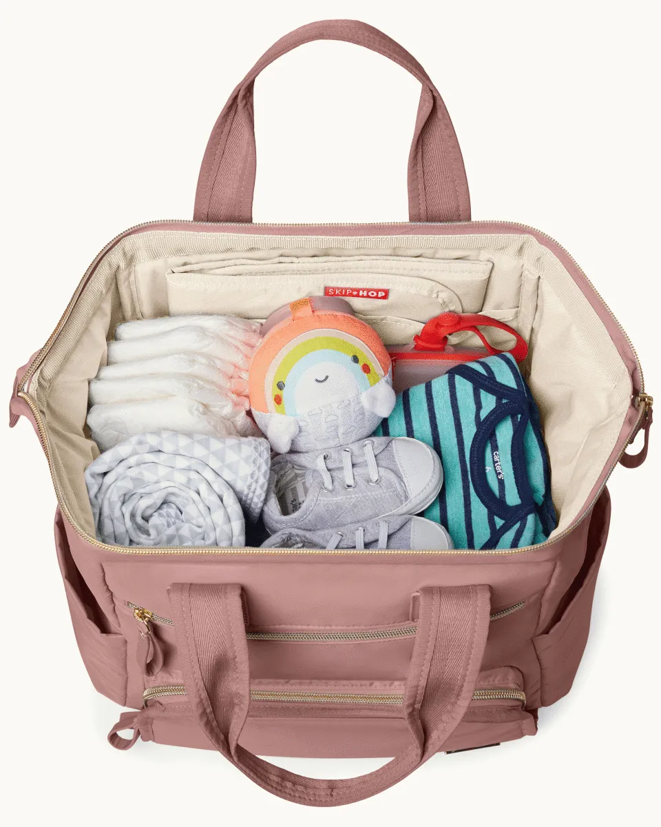 Skip Hop Mainframe Backpack Diaper Bags- Dusty Rose