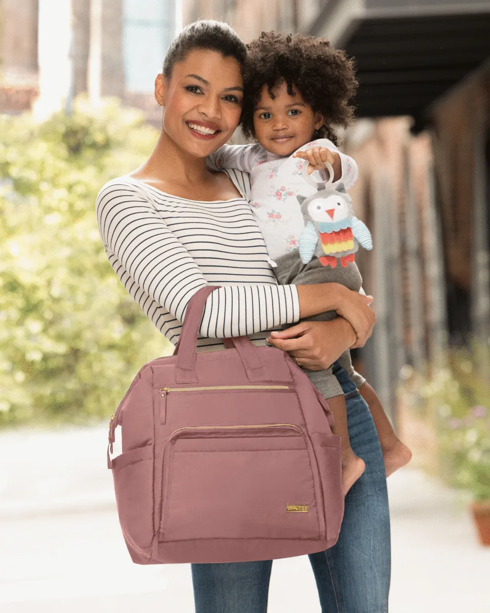 Skip Hop Mainframe Backpack Diaper Bags- Dusty Rose