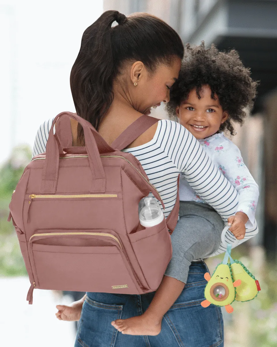 Skip Hop Mainframe Backpack Diaper Bags- Dusty Rose