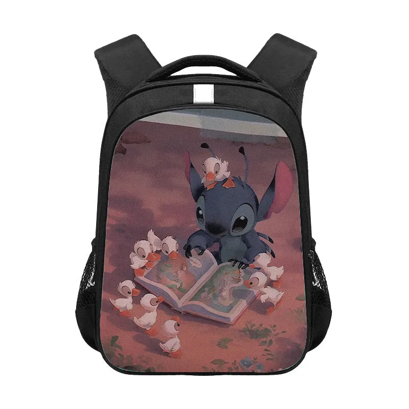 Stitch Children's Schoolbag Primary School Student Large-Capacity Backpack Male and Female Student Fashion Cute Backpack Foreign Trade Wholesale
