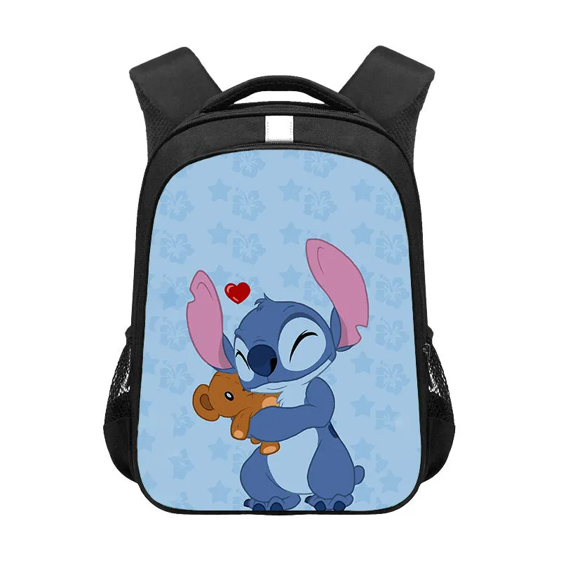 Stitch Children's Schoolbag Primary School Student Large-Capacity Backpack Male and Female Student Fashion Cute Backpack Foreign Trade Wholesale