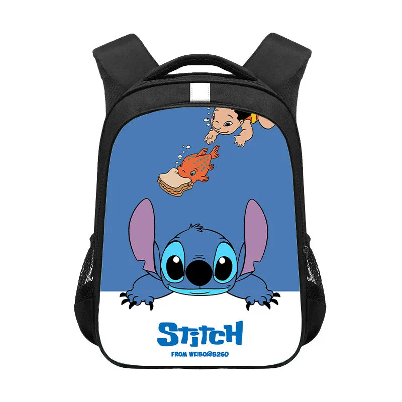 Stitch Children's Schoolbag Primary School Student Large-Capacity Backpack Male and Female Student Fashion Cute Backpack Foreign Trade Wholesale