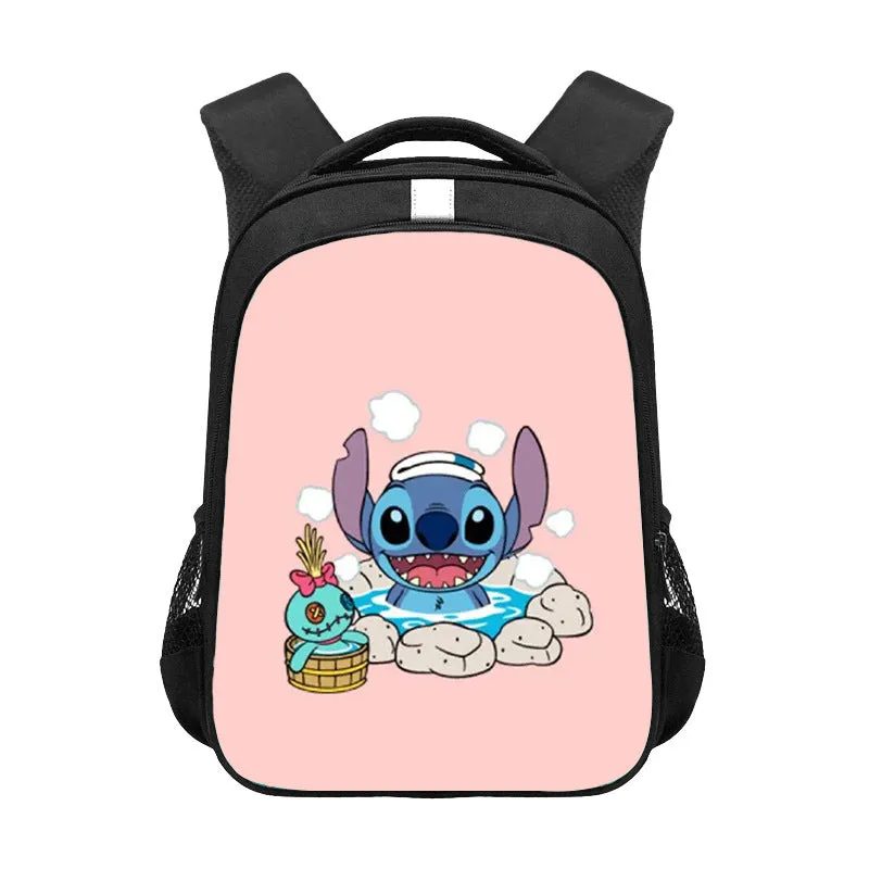 Stitch Children's Schoolbag Primary School Student Large-Capacity Backpack Male and Female Student Fashion Cute Backpack Foreign Trade Wholesale